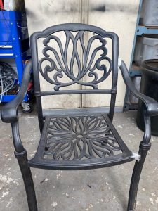 Cast Aluminium Chair Repair