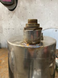 Stainless High Pressure Water Tank Repair